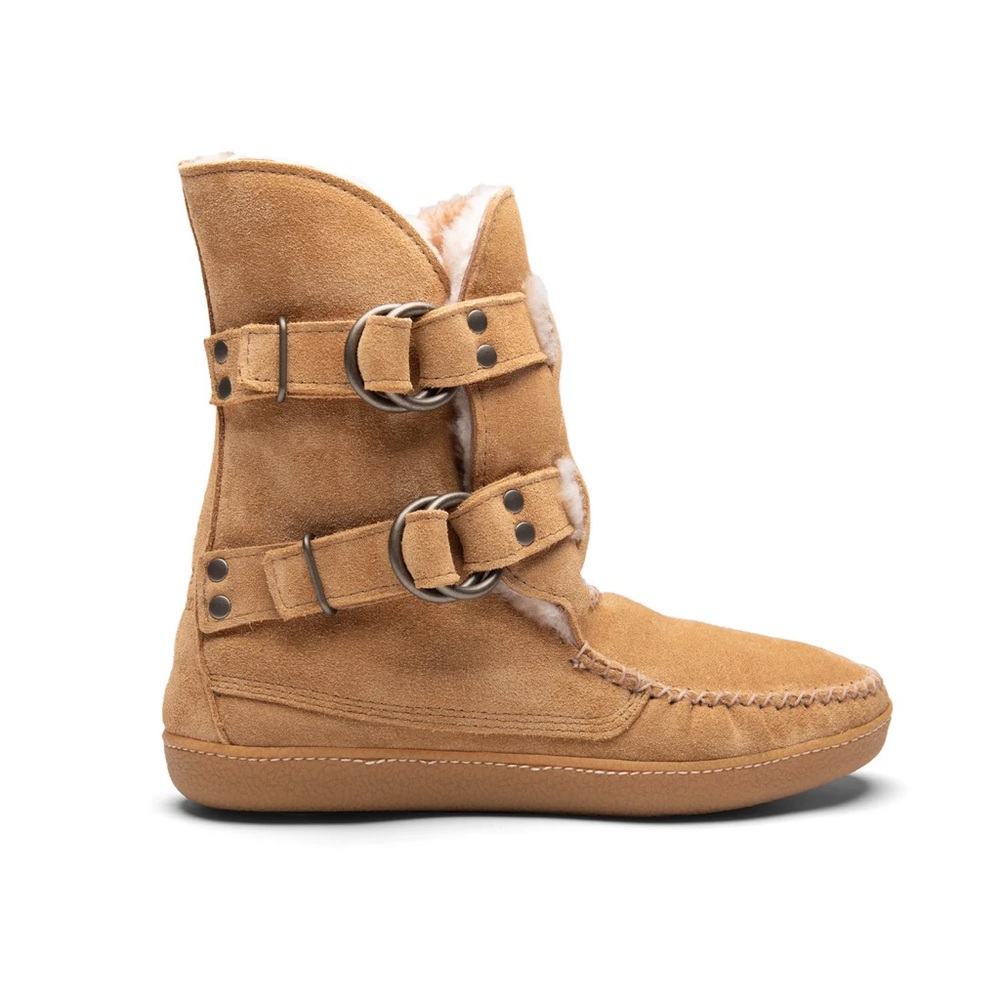 Quoddy Maine Twinstrap Fur Lined Ring Boot | Size 8.5